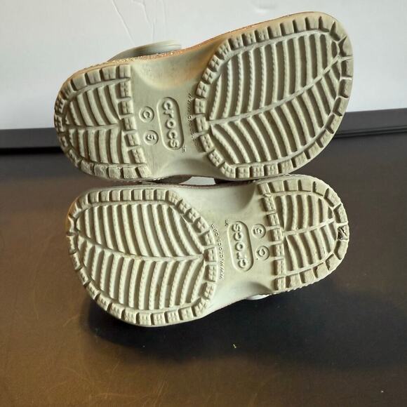 Crocs Classic Clog Kids C5 Glitter Rainbow Ombre Sparkle Slip-On Shoes - Picture 9 of 10